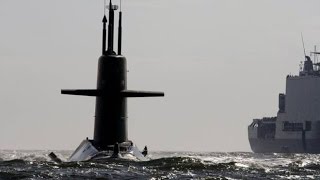 Russia ships chase away Dutch submarine in Mediterranean [upl. by Bruell]