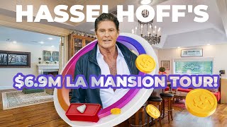 David Hasselhoffs 69M LA Mansion Baywatch Stars Luxe Home [upl. by Harrow]