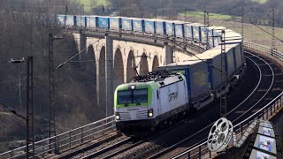 Trainspotting 341  4k60 Short  Captrain BR193 7846 mit KLV bzw LKW Walter Aufliegern [upl. by Damahom]