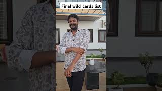 Bigg Boss 8 Telugu Final wild Cards list by Adi Reddy [upl. by Luhey]