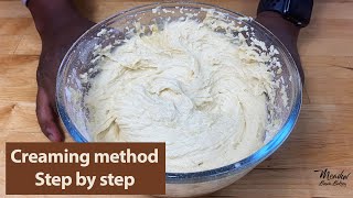 What is the creaming method in baking  What does creamed butter and sugar look like  Cream butter [upl. by Yelad]