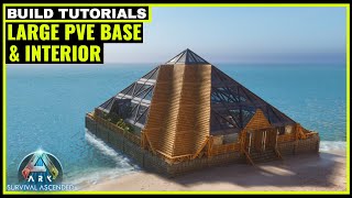 How To Build A Large PVE Base amp Interior  Ark Survival Ascended [upl. by Burtis626]