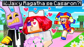 ¡JAX y RAGATHA se CASARON en Minecraft [upl. by Sinned]