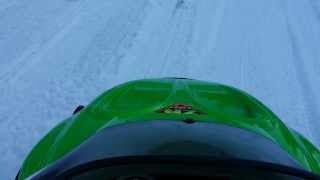 Testkörning av Arctic Cat ZR 120 2001 Till salu  barnskoterse [upl. by Vinnie730]