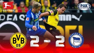 Borussia Dortmund  Herta Berlin 22  GOLES  Jornada 9  Bundesliga [upl. by Landa]