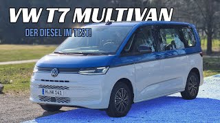 2023 VW T7 Multivan TDI Endlich ist der Diesel da  Review Fahrbericht Test [upl. by Ydissahc]