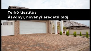 Térkő tisztítása nagynyomású géppel [upl. by Sivatnod]