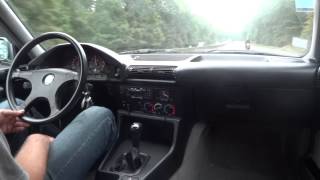 BMW 525 i E 34 Driving 2 [upl. by Kelton]