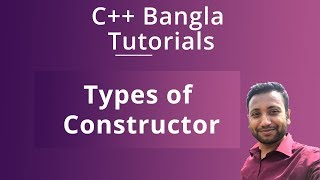 C Bangla Tutorials 70  Types of Constructor  constructor overloading [upl. by Isayg716]