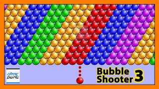 Bubble Shooter 3 Level 1  10  Bubble Pop Game  Shooting Balloons Game GamePointPK [upl. by Harrington]