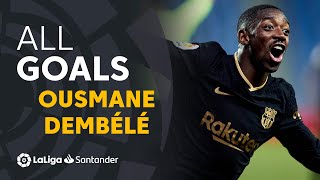 ALL GOALS Ousmane Dembélé LaLiga Santander [upl. by Nireil706]