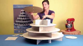 How to build Original Cupcaketree Cupcake Stands for your wedding [upl. by Nwahs]