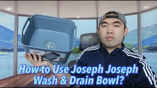 How to Use Joseph Joseph Wash amp Drain Bowl [upl. by Venn]