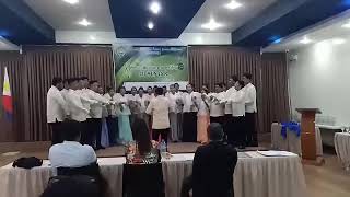 HAHABOL HABOL by San Antonio de Padua College Inc High School Chorale [upl. by Shaddock394]