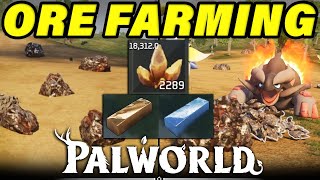 BUILD A PALWORLD ORE MINING BASE IMMEDIATELY Best Palworld Ore and Ingot Guide [upl. by Ahseid]