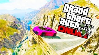 GTA 5 Funny Moments  Epic Canyon Jump Boxing Impossible Skill Test amp Quad Bikes GTA 5 Online [upl. by Weldon]