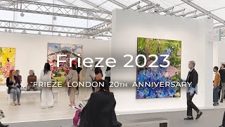 Highlights of Frieze London Frieze Masters and Frieze Sculpture 2023 [upl. by Etrem]