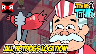 Teeny Titans  All Hotdogs Location  iOS  Android Gameplay Video [upl. by Hankins]