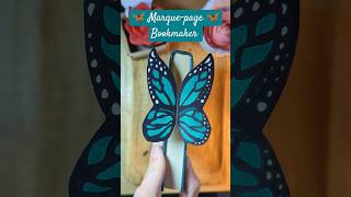 🦋 MARQUEPAGE BOOKMAKER 🦋 diy craft papercraft books bookmark butterfly colors [upl. by Tnecnivleahcim]