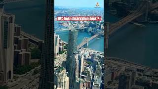 Which NYC observation deck is best shorts trending viralshorts fyp newyork nyc ilovenewyork [upl. by Roselin]