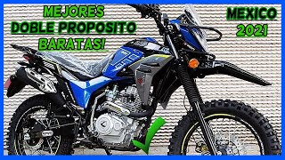 Las mejores Motos DOBLE PROPÓSITO Baratas Top 10 México 2022 Calidad  Precio [upl. by Singband]