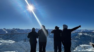 Trip to Oberstdorf Germany in the Bavarian Alps and cable car ride to the Nebelhorn summit [upl. by Iinden568]