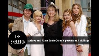 Twinmoguls Ashley and MaryKate Olsens parents and siblings [upl. by Asiral]