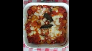 Gnocchi with Provola Mozzarella Gnocchi alla Sorrentina [upl. by Godrich371]