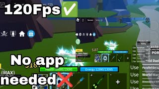 How to FIX LAG IN ROBLOX  BLOXFRUITS  NO APP NEEDED 120Fps [upl. by Vander]