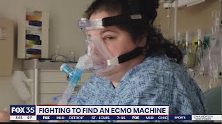 ECMO machine sought for COVID patient [upl. by Kingsbury]