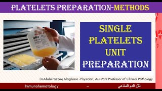 Lecture 213 Platelets Preparation Methods [upl. by Aicert492]