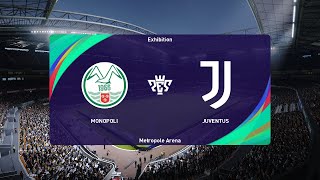 Monopoli vs Juventus Next Gen 14092024 Serie C PES 2021 [upl. by Bock]