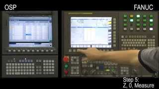 CNC Control Procedures Okuma OSP amp FANUC “Tool Length Offset” [upl. by Lissy34]