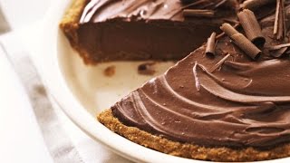 Easy Chocolate Pie  One Pot Chef [upl. by Neiht99]