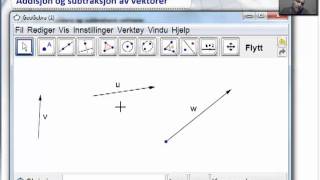 kap 52  Addisjon og subtraksjon av vektorer [upl. by Cuthbert25]