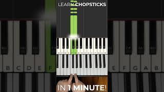 How to play Chopsticks on Piano in Under 1 Minute [upl. by Lucas8]