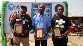 Humanitarian Foundation ROBPAT Appreciates Vigilantes Donates Gadgets to Enhance Security [upl. by Eignav]