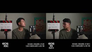 EOS R5 mark II • ISO PERFORMANCE amp COMPARED TO R5C by MocFilmmaker [upl. by Cleodell]