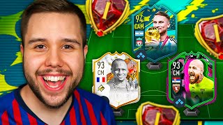 94 Mac Allister 93 Vieira amp 93 Savic 😨 FUT Champs  FIFA 23 Ultimate Team [upl. by Delora]