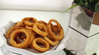 Como fazer Onion Rings a melhor cebola empanada por Luiza Gomes [upl. by Yusem]