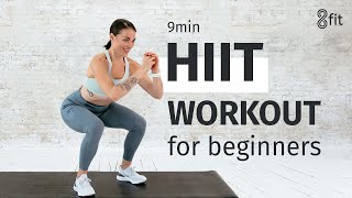 9minute HIIT Workout For Beginners to Start Your Fitness Journey [upl. by Nisen]