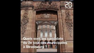 Municipales 2020 Qui sont les candidats au second tour à Strasbourg [upl. by Llerdnam]