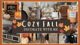 🍂 EARLY FALL DECORATE WITH ME 2024│COZY FALL DECORATING IDEAS│FALL DECOR INSPIRATION│HOME DECOR [upl. by Alesig671]