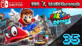 Super Mario Odyssey  100 Walkthrough Part 35 100 Guide All Collectibles amp All Unlockables [upl. by Octave]