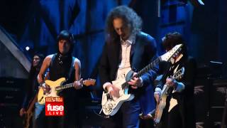 Metallica Jeff Beck Jimmy Page Rock and Roll Hall of Fame Ceremony 2009 [upl. by Rosalba]