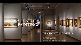 Preview 19th Century Paintings and Works of Art  Palais Dorotheum  Auctions 23 and 24 October 2023 [upl. by Girardi500]