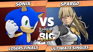 LMBM 2024 Losers Finals  Spargo Cloud Vs Sonix Sonic Smash Ultimate  SSBU [upl. by Sordnaxela642]