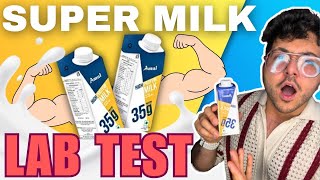 Amul High Protein Milk  SUPER MILK  REVIEW  LAB TEST [upl. by Ahsinom]