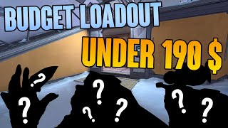 THE BUDGET LOADOUT  CHEAPEST VALORANT STORE SKINS [upl. by Noseimaj]