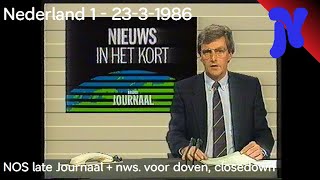 NOS late Journaal  Nieuws voor Doven en einde Ned1 2331986 [upl. by Stronski]